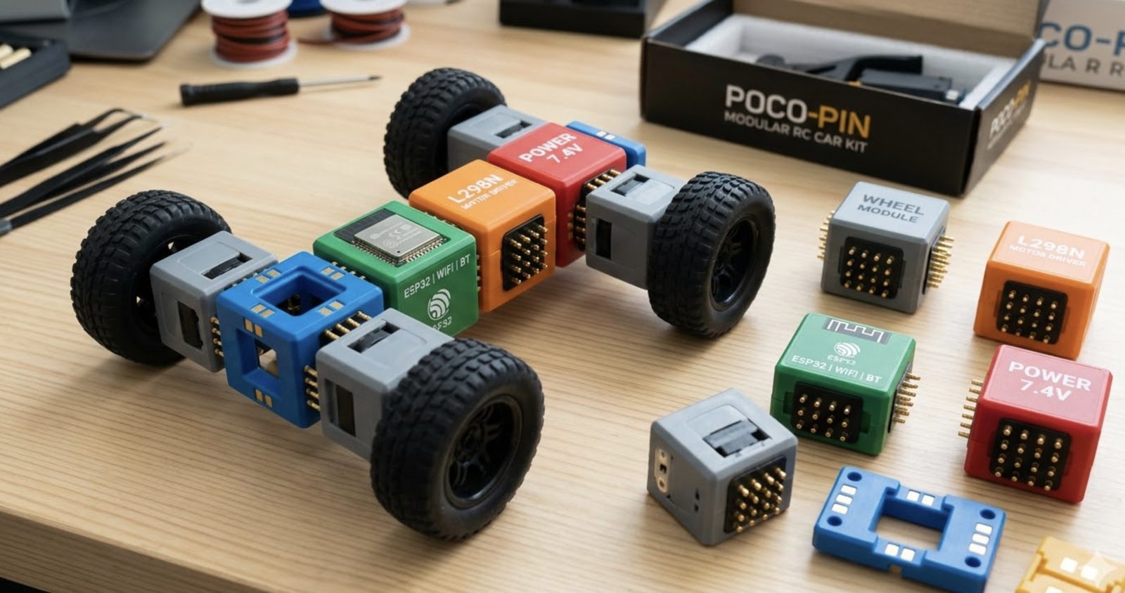 POCO-PIN 모듈러 RC 로봇 키트